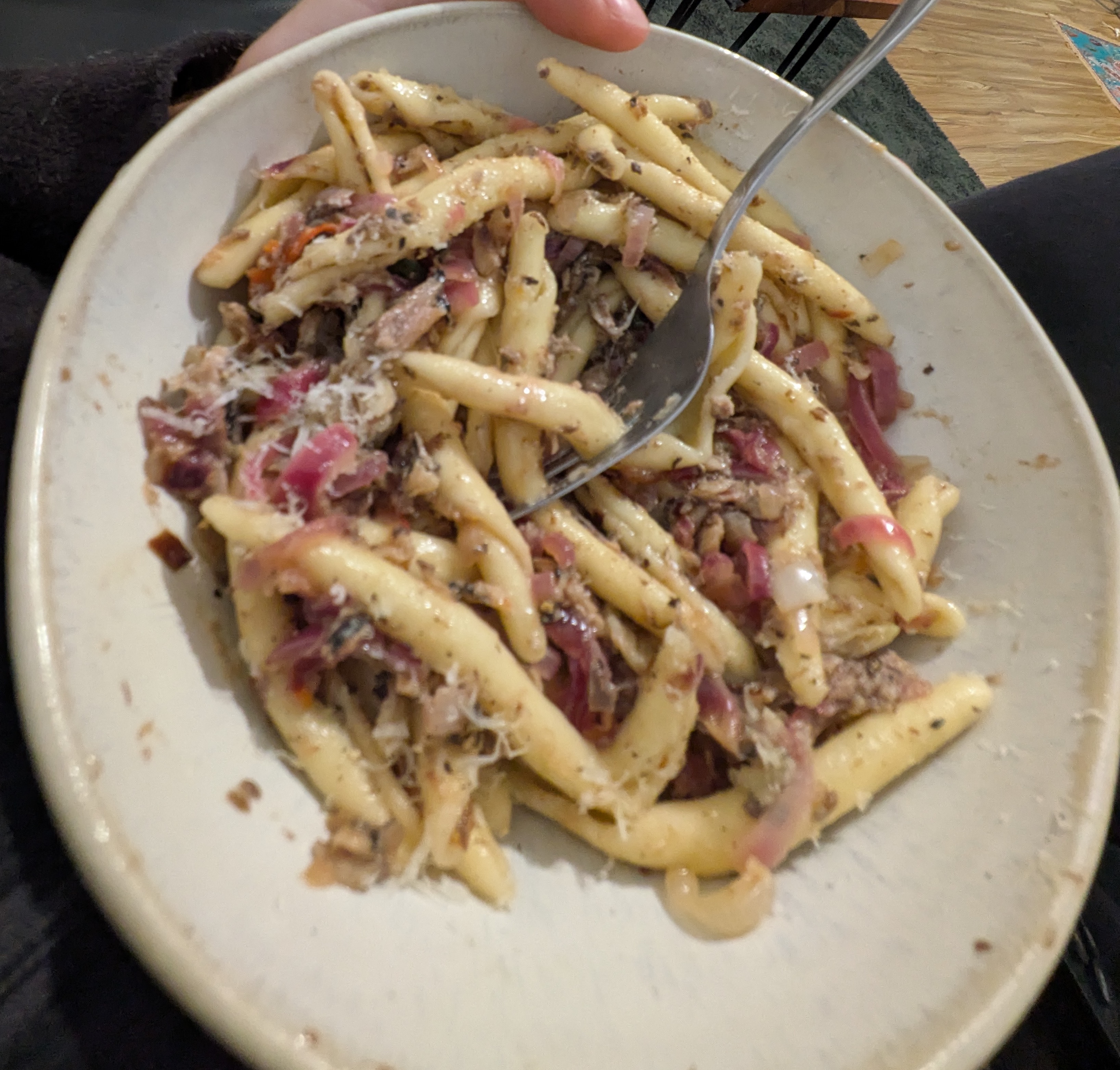 Citrus Vinegar Sardine Pasta